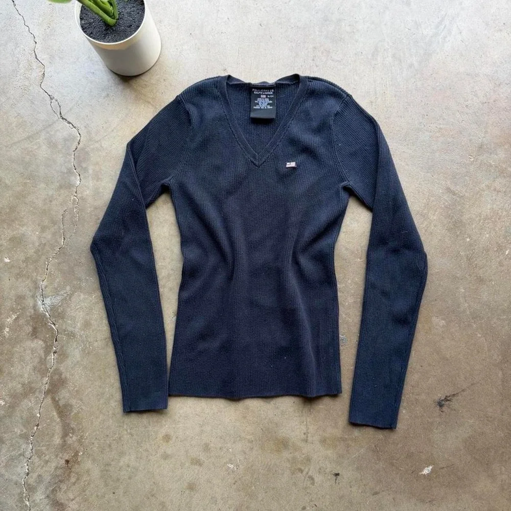 Vintage 90s Polo Ralph Lauren V Neck Sweater size S